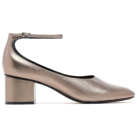Sigerson Morrison Kairos Metallic Mary Jane Pumps - Picture 2 of 7